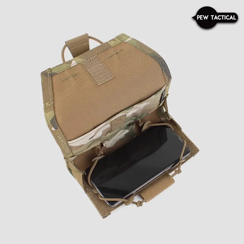 PEW-bolsa táctica Molle para navegador de teléfono móvil, chaleco Airsoft, bolsa para mapa en el pecho, bolsa para caza, bolsa para varios rápidos PH31 - imagen 3