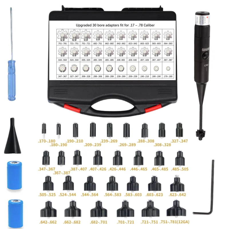 Kit profesional mira láser y colimador con adaptadores compatibles - imagen 4