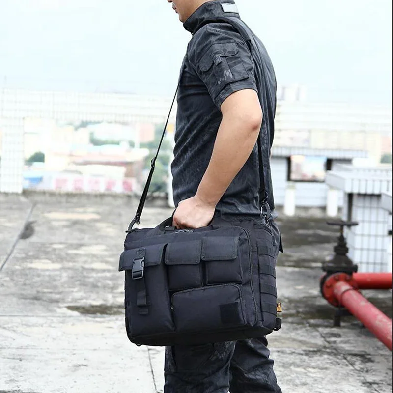 Bolsa táctica de nylon para portátil y mensajero escalada urbano - imagen 2