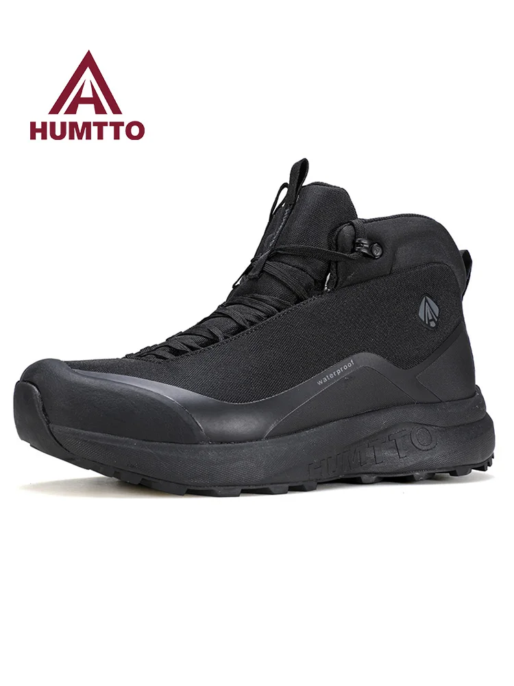Zapatos de senderismo HUMTTO para hombre, zapatos de escalada para deportes al aire libre de invierno, zapatos de caza, zapatillas de Trekking cálidas para mujer, botas tácticas al tobillo - imagen 2