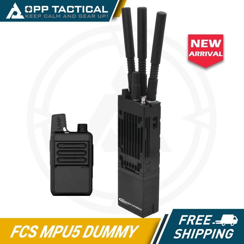 Nuevo modelo táctico MPU5 simulado refinado versión en línea DIY Walkie Talkie V20 V60 PTT auriculares (versión de comunicación DIY disponible)