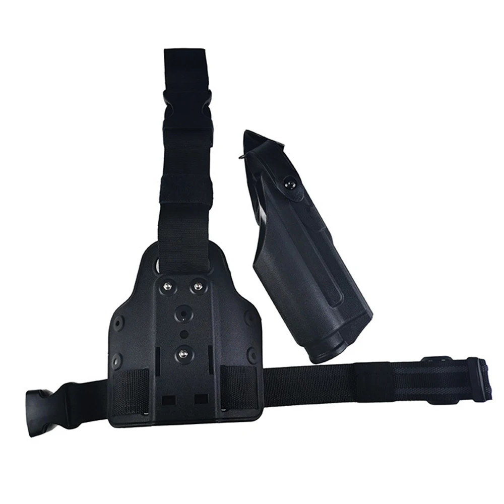 Funda táctica colgante de pierna adecuada para Glock 17 18 19 22 23 31 32 linterna de lámpara de arma cargable - imagen 2