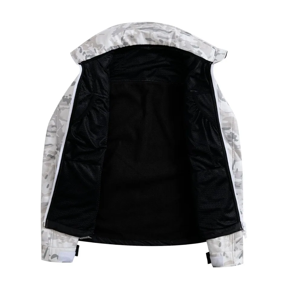 Chaqueta táctica de concha suave para exteriores, chaqueta resistente al viento y a salpicaduras - imagen 2