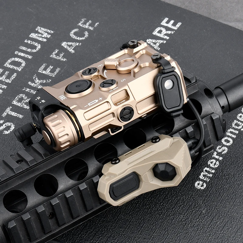 Láser táctico OGL totalmente metálico, láser rojo/verde/azul y estroboscópico IR, con linterna SF y interruptor remoto AXON para Airsoft/caza - imagen 5