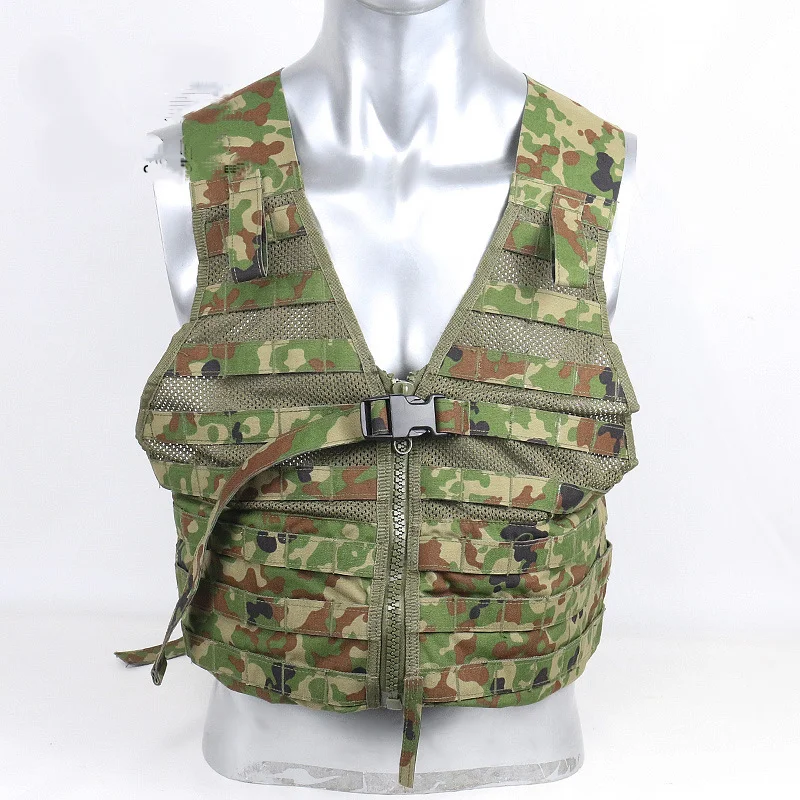 Chaleco táctico, chaleco colgante en el pecho desmontable, chaleco, equipo de protección, equipo de transporte, camuflaje JSDF - imagen 2