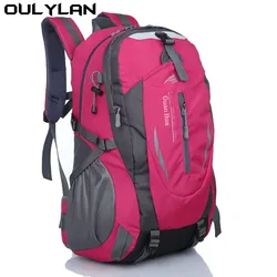 Oulylan Mochila de viaje al aire libre, mochila impermeable para motocicleta, senderismo, bolsa de senderismo ligera, Mochila deportiva para hombres y mujeres
