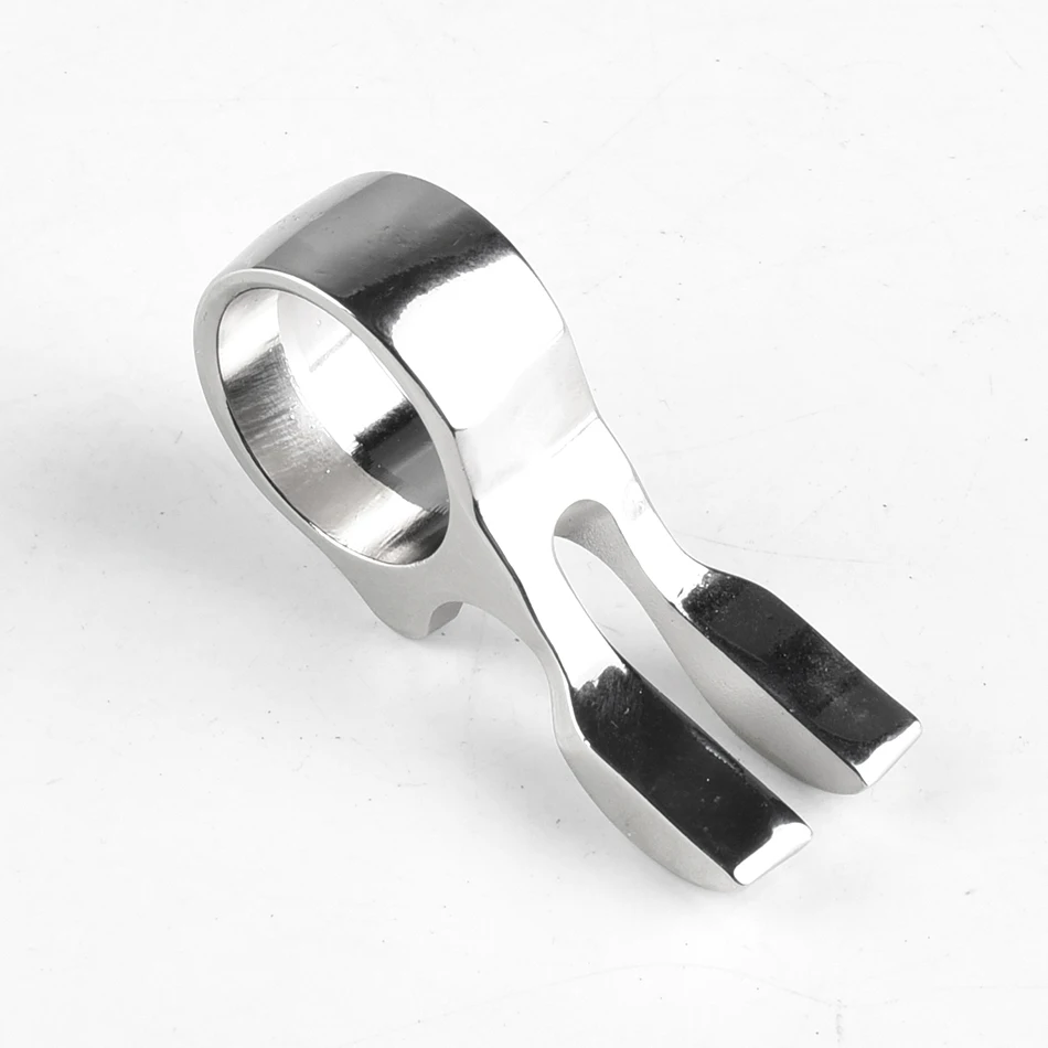 Pesca de Metal asistido dedo tiro al aire libre anillo de dardos de pescado lanzador multifuncional extractor de ayuda de dardos de pescado de alta resistencia - imagen 4