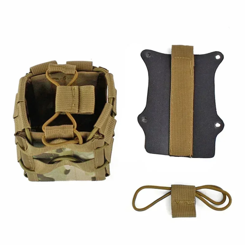 ERQYGRA-bolsa táctica para revista de caza, bolsa de almacenamiento doble, fundas para tiro al aire libre, sistema Molle deportivo, accesorios de Paintball - imagen 2