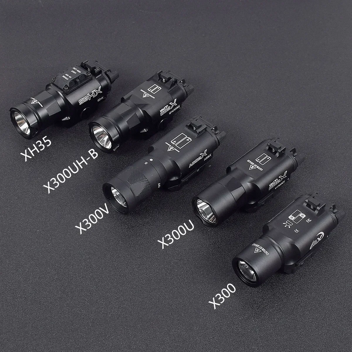 Pistola táctica Surefir X300U X300 Ultra XH35 X300V, luz de explorador de pistola de Metal, linterna estroboscópica para riel de 20mm - imagen 2