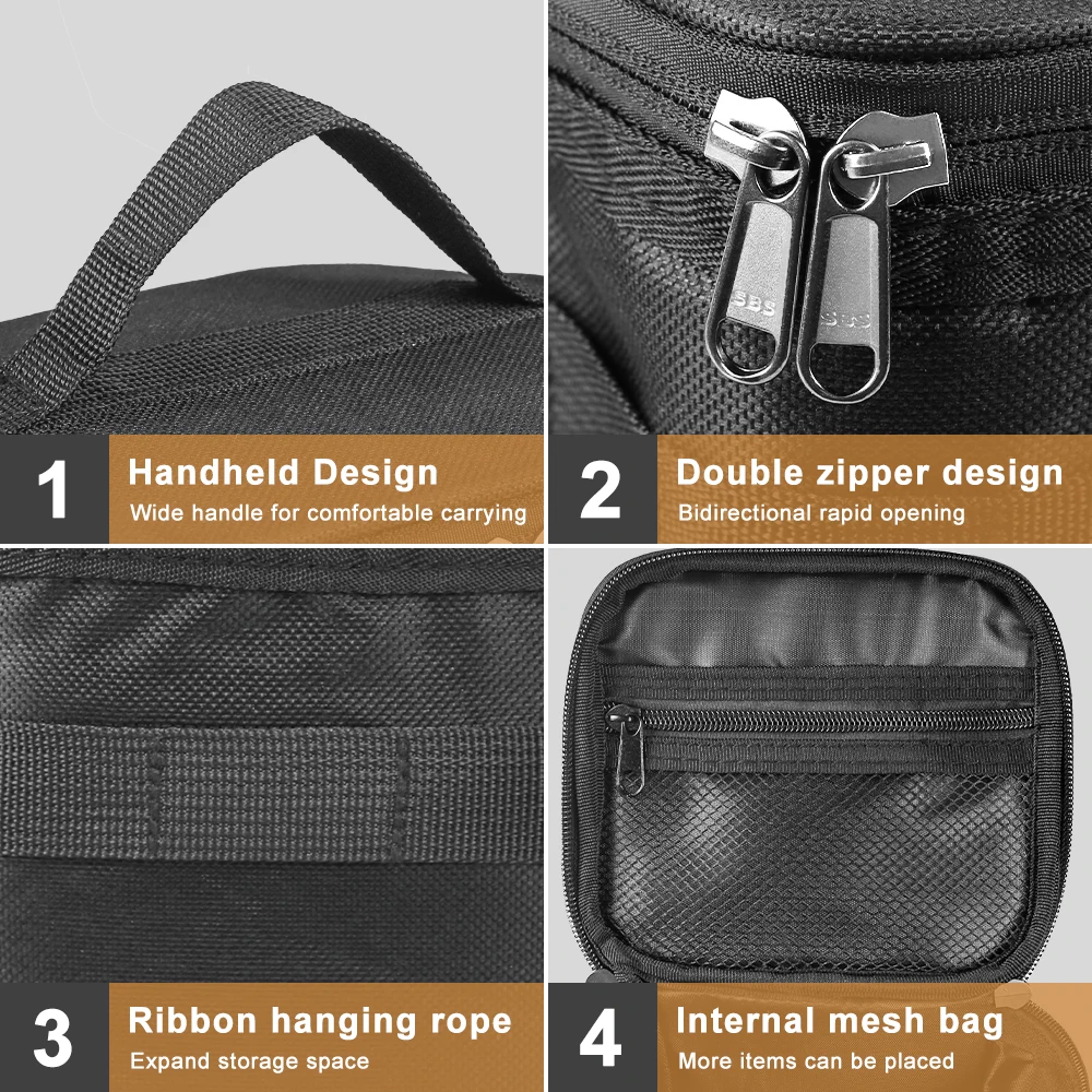 Bolsa para Cartucho de Rifle, bolsa portátil para munición de pistola, caja de almacenamiento para balas de caza al aire libre, bolso para herramientas EDC - imagen 5