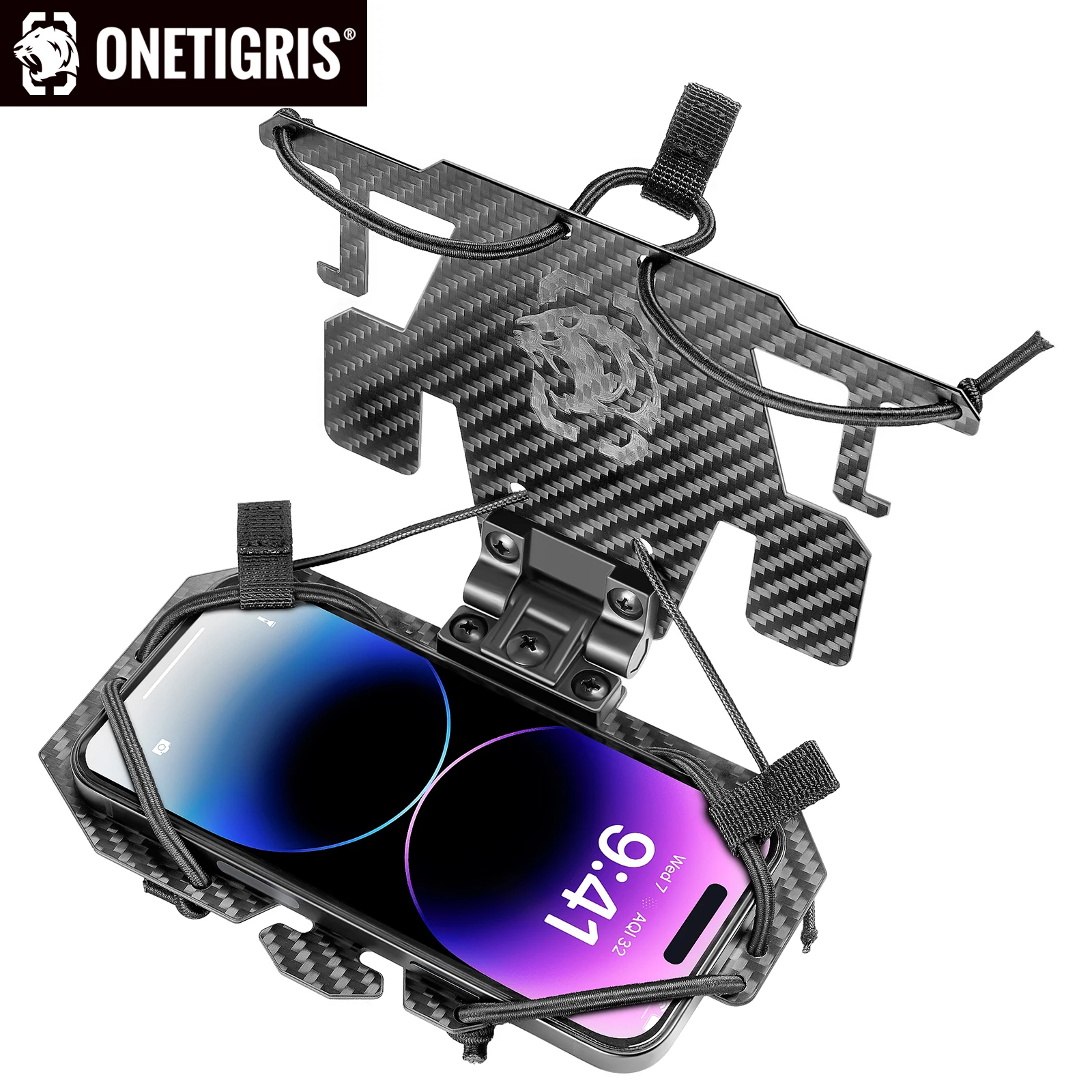 ONETIGRIS-bolsa táctica para el pecho, soporte para teléfono, Panel de mapa, bolsa Molle, tablero de navegación plegable para iPhone, equipo Airsoft para exteriores VS 2,0 - imagen 2