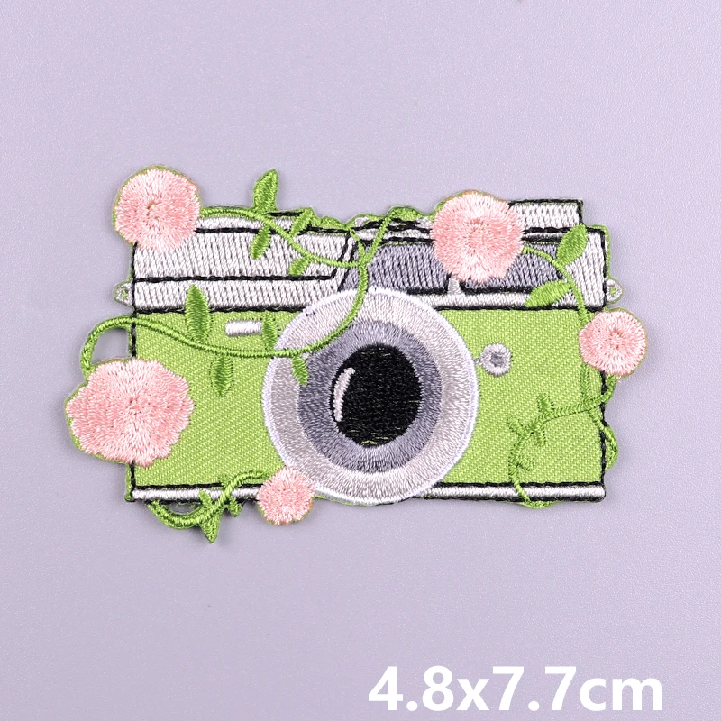 Parches termoadhesivos cámara táctica para ropa, estilo bordado - imagen 3