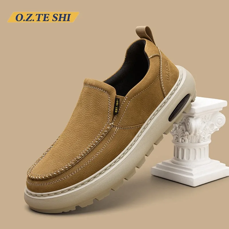 Zapatos O.Z.TESHI Hhiking para hombre, zapatillas ligeras para escalar al aire libre, zapatos transpirables para el tobillo, zapatos de trekking, zapatos de tenis informales - imagen 2