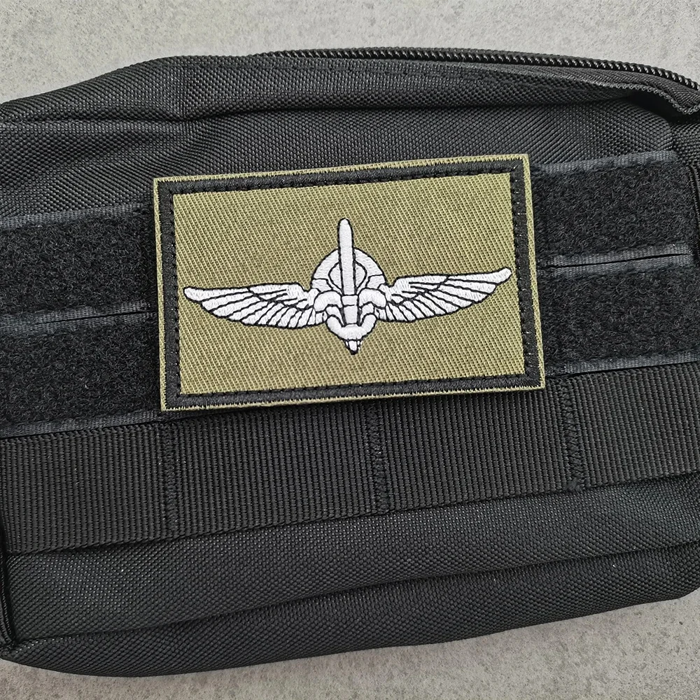 Insignia militar de la patrulla de lucha de los guerreros del Golán, parches tácticos, brazalete, casco, mochila, pegatina, Parche de Klett - imagen 2