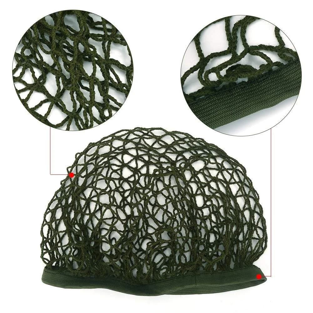 Casco táctico de nailon más grueso, red de camuflaje, tela de malla táctica, accesorio de cubierta para casco - imagen 3