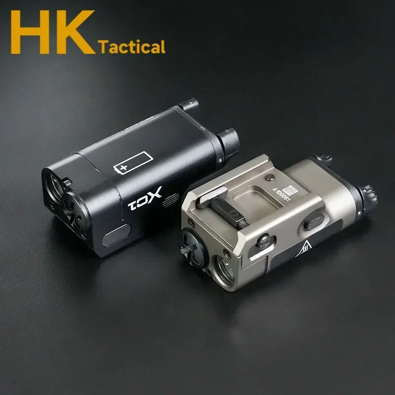 SF XC1 linterna LED táctica de Metal Mini linterna de explorador constante/momenentaria G17 G18 G19 Airsoft armas de caza luz compatible con riel de 20mm - imagen 5