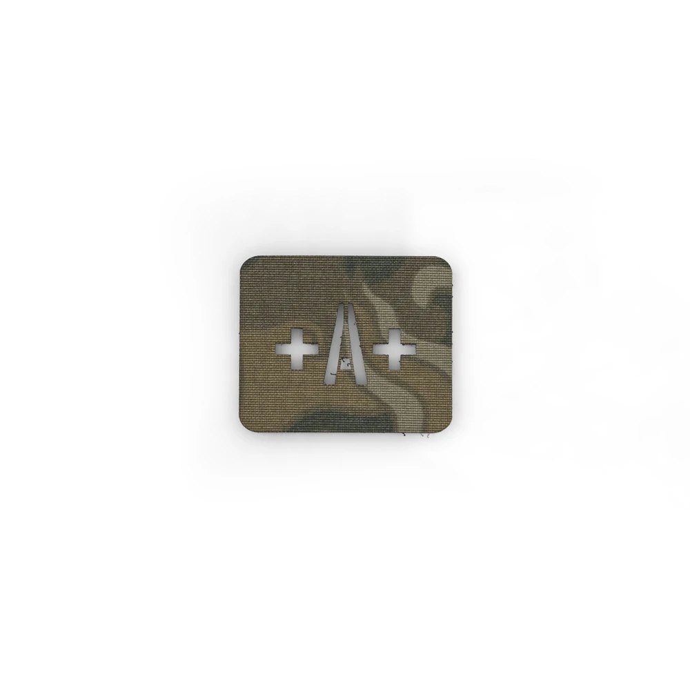 Brazalete táctico de nailon con patrón de dragón 500D, parche tipo sangre de camuflaje A B AB O para ropa, mochila, apliques de decoración - imagen 5