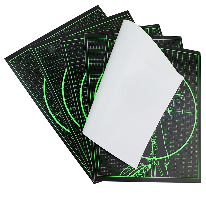 Papel adhesivo reactivo para tiro con arco, autoadhesivo de 10 piezas, flecha, práctica de tiro con arco, tirachinas, entrenamiento - imagen 4