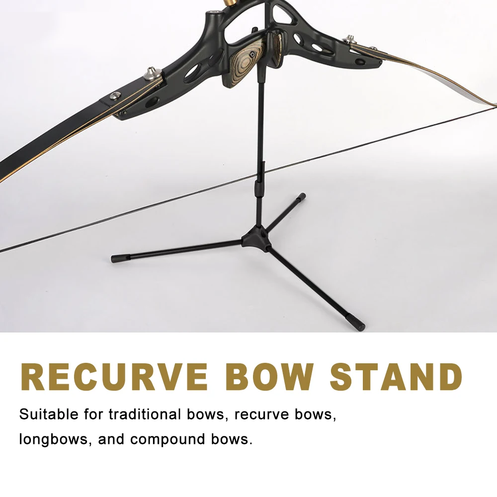 Soporte para trípode de arco, soporte plegable para arco recurvo para arco largo recurvo - imagen 2