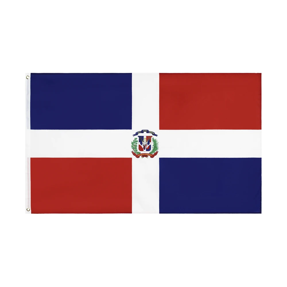 Bandera Dominicana 90x150 CM Para Decoración - imagen 2