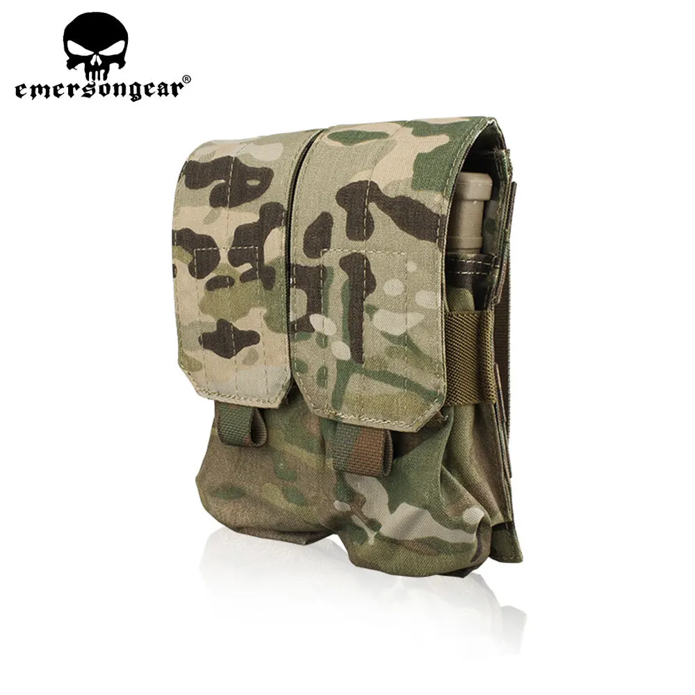 Emersongear-bolsa doble para revista, bolsa Molle Mag para M4 M16 AK47 Airsoft, Paintball, caza, chaleco táctico, accesorios EM9026 - imagen 3
