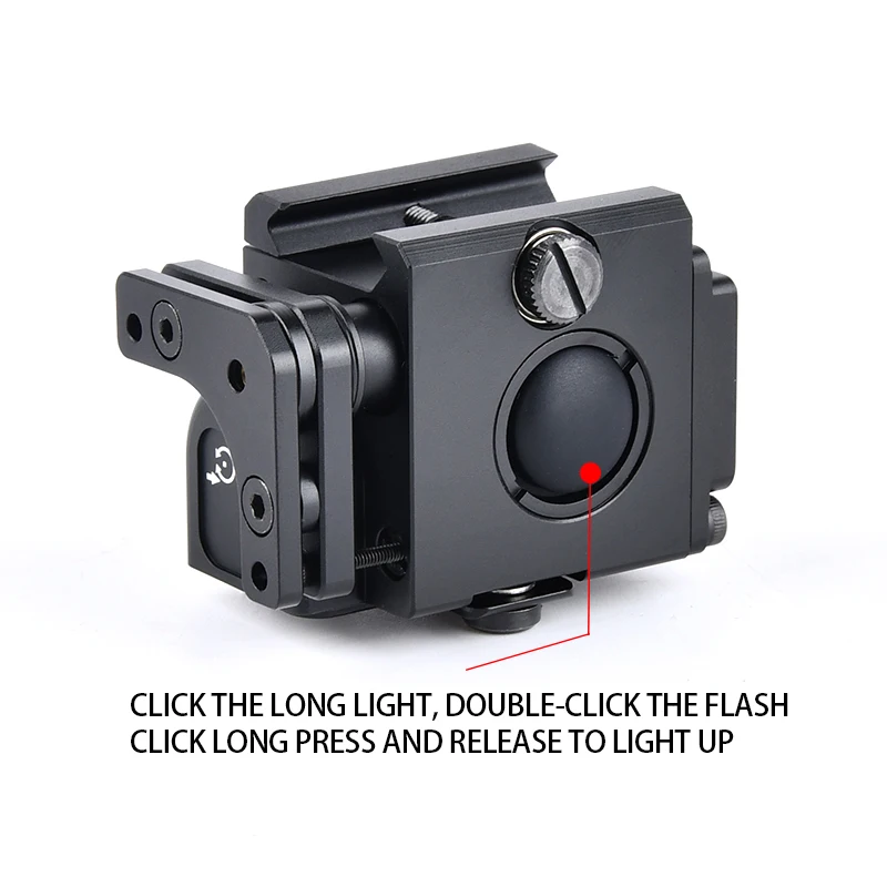 Puntero Láser Táctico WADSN Zenitc PERST-1 – Puntos Rojo/Verde/Azul – Mira Láser para Airsoft, Montaje Bajo y Luz de Arma para Caza - imagen 3