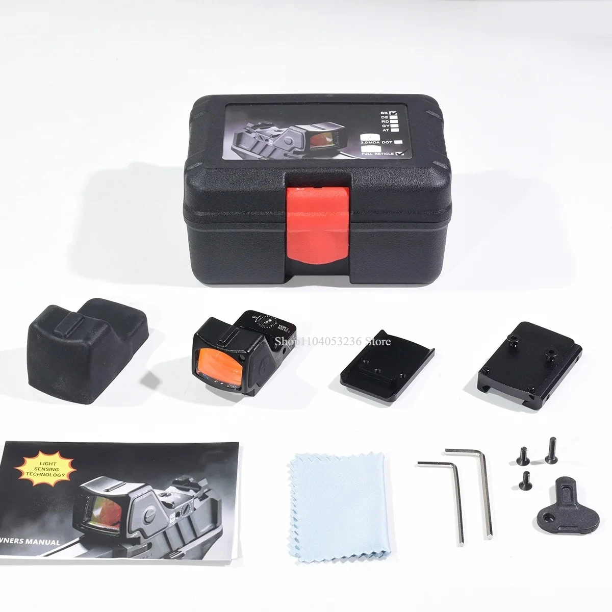 Mira de punto rojo R-X, óptica reflejo para pistola GLOCK, Mini mira para Rifle Airsoft, montaje en riel de 20mm - imagen 2