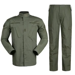 Uniforme táctico camuflaje para hombre negro de combate, airsoft