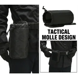 Bolsa plegable táctica MOLLE para botella y reciclaje grande