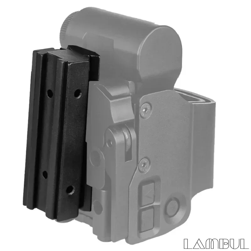 Adaptador convertidor de riel Picatinny táctico de 11mm a 20mm, pistola de caza, óptica, telescopio, montaje de mira, Base, soporte elevador de alcance - imagen 2