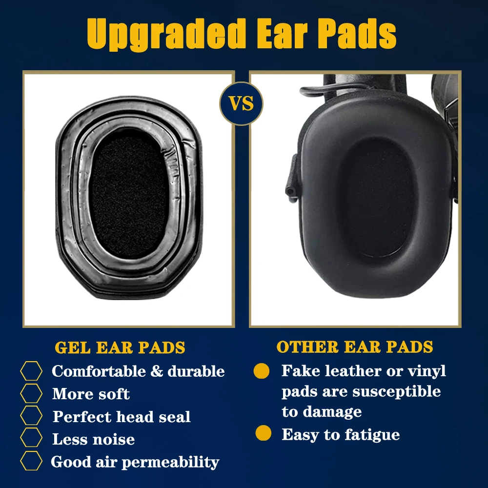 Almohadillas de Gel de silicona adecuadas para caminantes, maquinilla de afeitar, Razor Digital, Razor Bluetooth, orejeras Razor XTRM, XCEL, XCEL BT + AGT FIRE - imagen 4