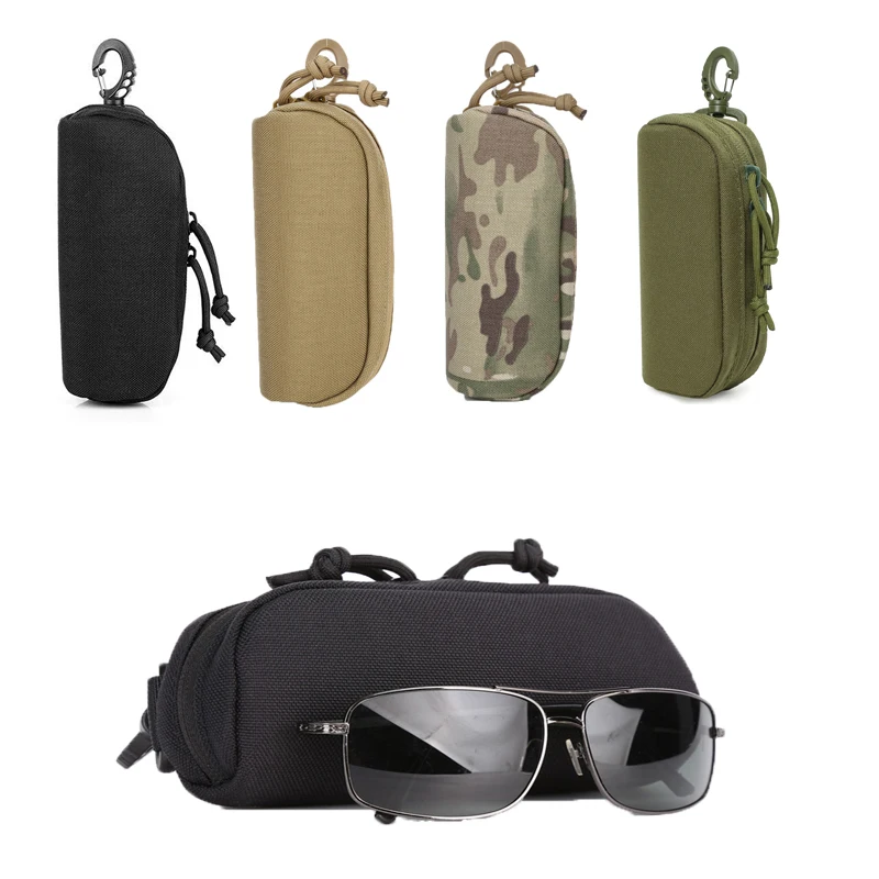 Caja de gafas de sol táctica, Protector de almacenamiento, camuflaje EVA Molle, estuche para gafas, bolsa de accesorios EDC, bolsas para exteriores - imagen 2