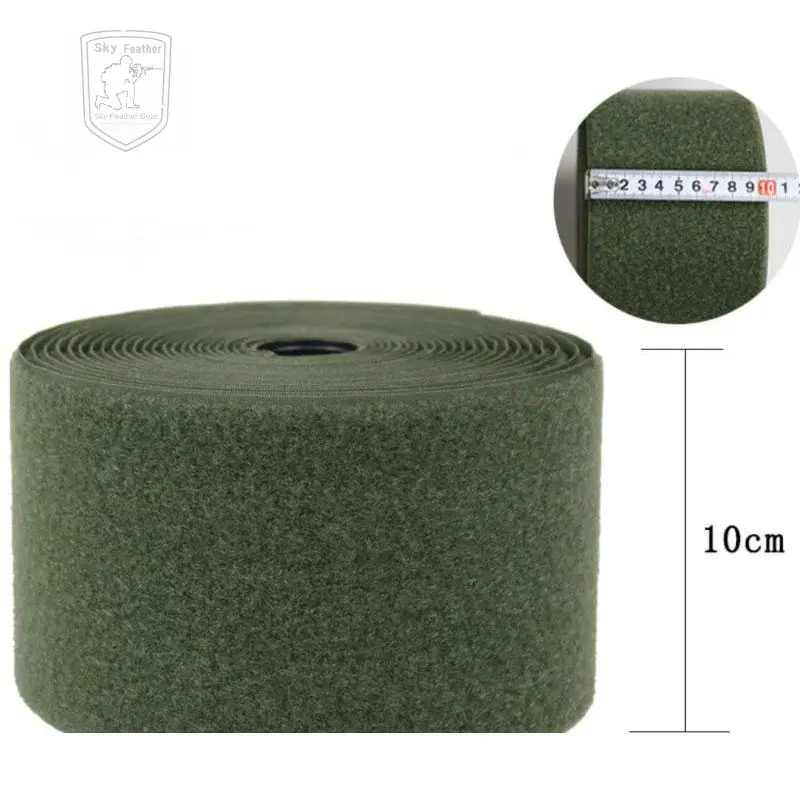 Accesorios de ropa tácticos personalizados, 5cm/10cm/15cm de ancho x 1m, DIY, coser en gancho y bucle, sujetador multiusos, cinta de correas - imagen 5