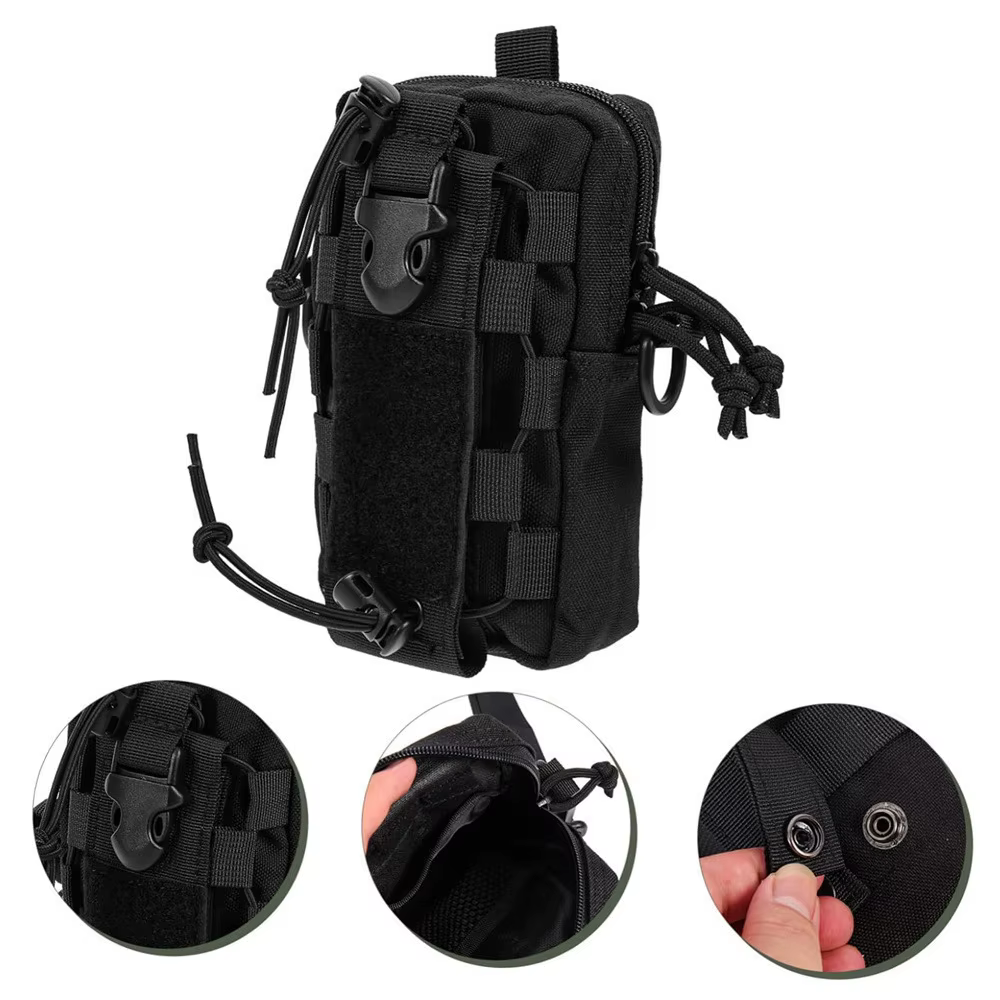 Bolsa portabotellas MOLLE – Riñonera EDC táctica para camping - imagen 2