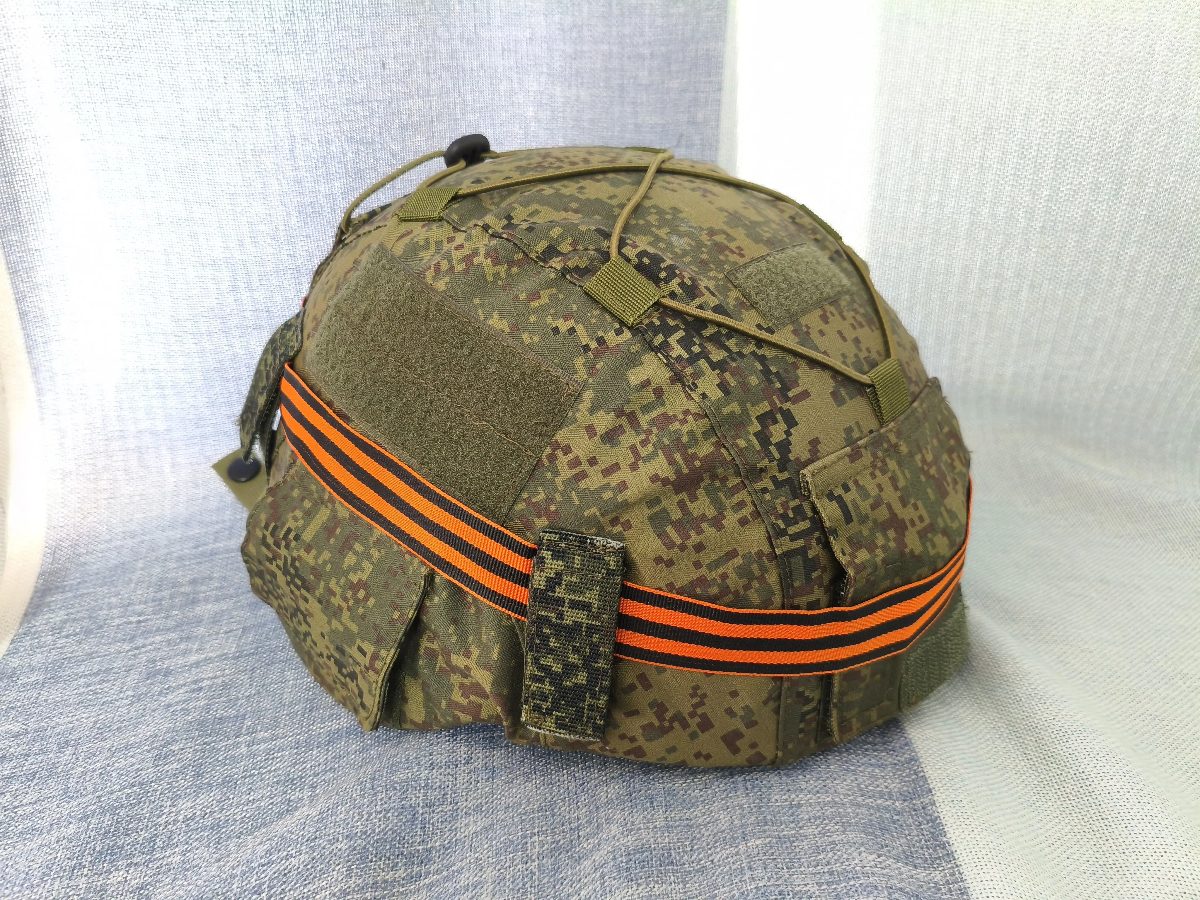 Funda para casco original ruso 6b47, tela para casco, camuflaje militar ruso EMR MOX ksor Snow Camo No.2 y No.3 - imagen 3