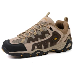 HIKEUP Botas de senderismo en cuero premium - ajuste ancho exterior