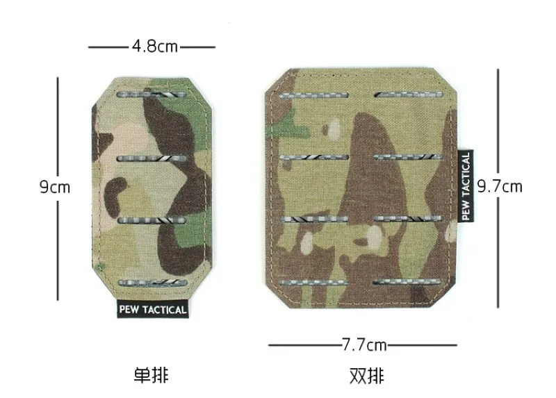 Placa adaptadora de cinturón MOLLE táctica de 45 grados, placa de conversión de bolsillo para revistas cortada con láser - imagen 3