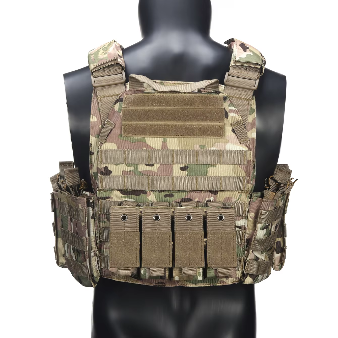 Chaleco táctico de liberación rápida con bolsillos MOLLE para caza - imagen 3