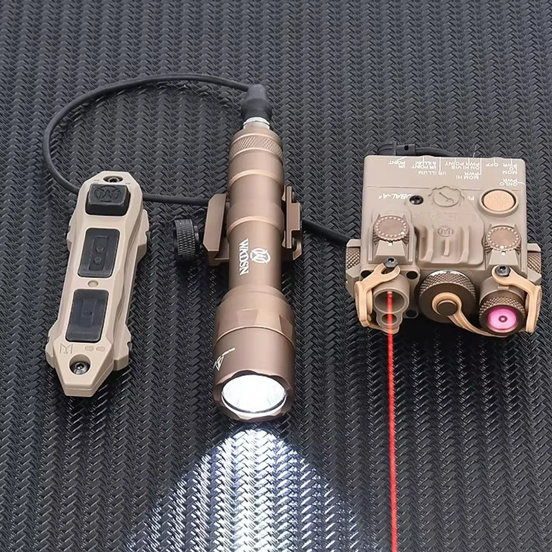 Luz Led táctica WADSN DBAL-A2 IR, versión estroboscópica, mira de puntería roja, infrarrojo IR con linterna M300A M600U Airsoft DBAL PEQ NGAL - imagen 3