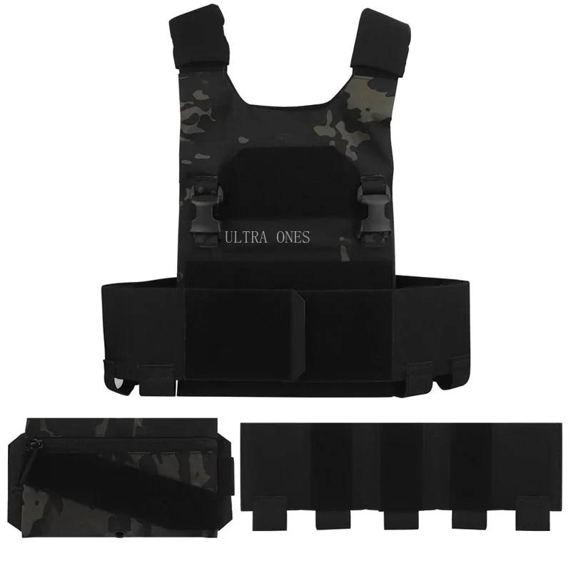 Chaleco táctico armadura corporal caza camuflaje placa portadora chaleco Airsoft tiro combate Paintball chaleco protector - imagen 3