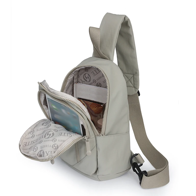 Bolsa de pecho para escalada al aire libre, deportes, Camping, senderismo, ciclismo, viaje, bandolera, viaje universitario, correr, bolsa de almacenamiento portátil - imagen 5