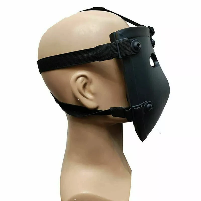 Protección balística táctica IIIA 3A Máscara protectora facial a prueba de balas Máscara de fibra de aramida - imagen 2