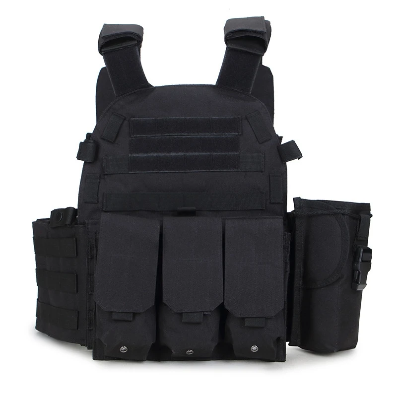 Chaleco Modular de camuflaje Molle para hombre, ropa de combate táctico de nailon, Multicam, para caza al aire libre, 6094 - imagen 4