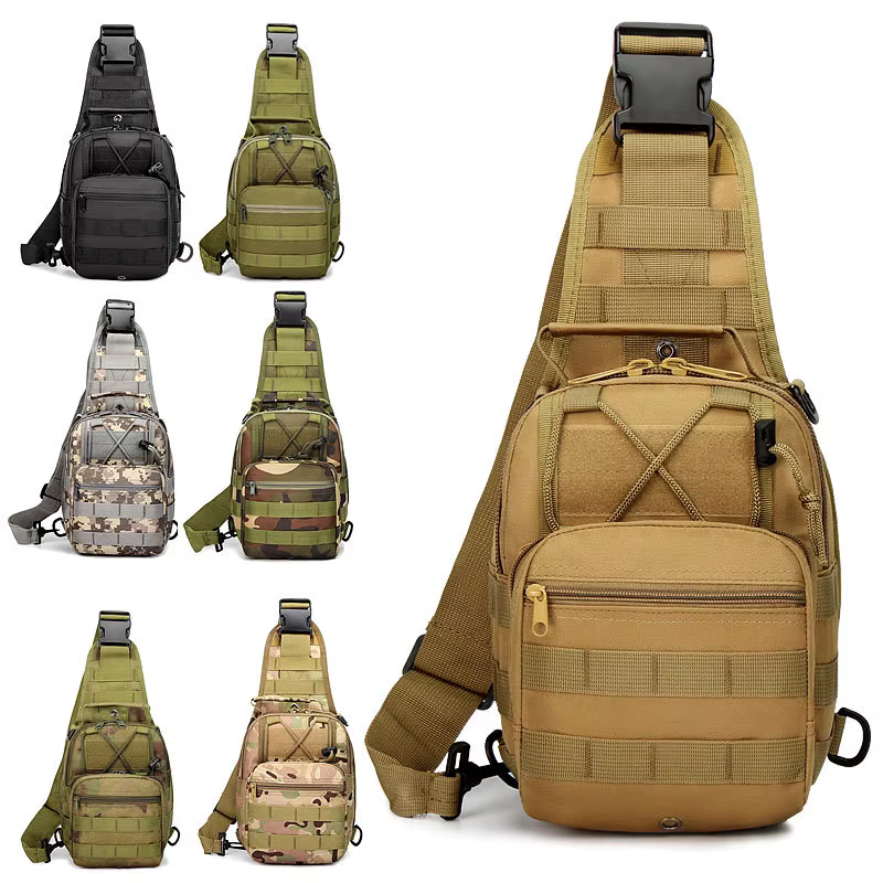 Bolso táctico impermeable de pecho para outdoor ciclismo y senderismo