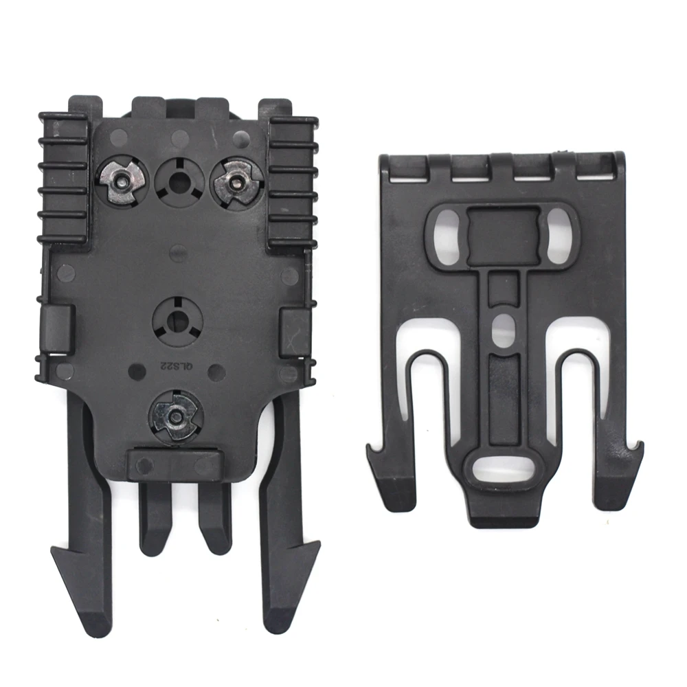 Universal QLS 19 22 Molle placa de liberación rápida funda para pistola adaptador de plataforma Kit de sistema de bloqueo rápido para transporte de chaleco de caza - imagen 3