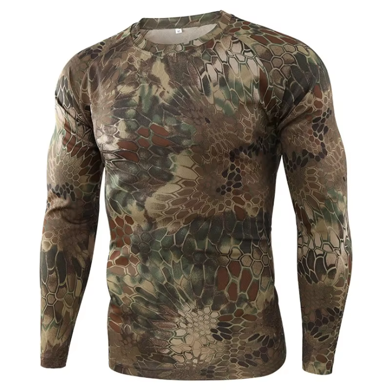 Camiseta táctica ripstop manga larga camuflaje secado rápido - imagen 4
