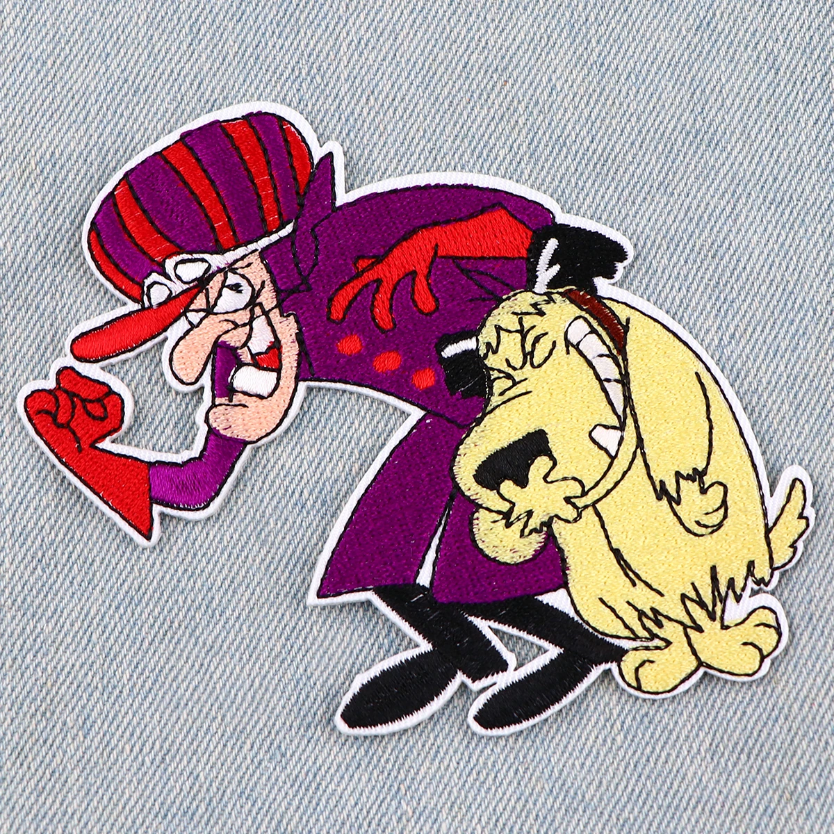 Parches bordados de perro divertidos para ropa, parches bonitos para ropa, animales de dibujos animados, parche para planchar DIY, pegatinas para ropa - imagen 4