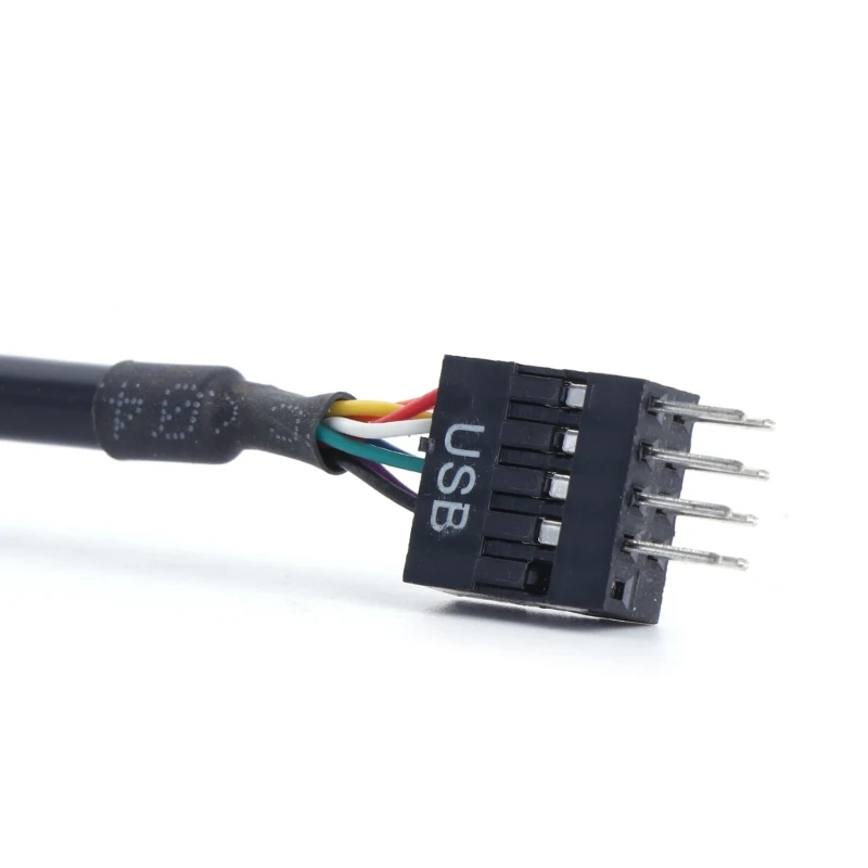 Adaptador USB 3,0 20 pines a USB 2,0 macho 9 pines, Cable convertidor, envío directo - imagen 4