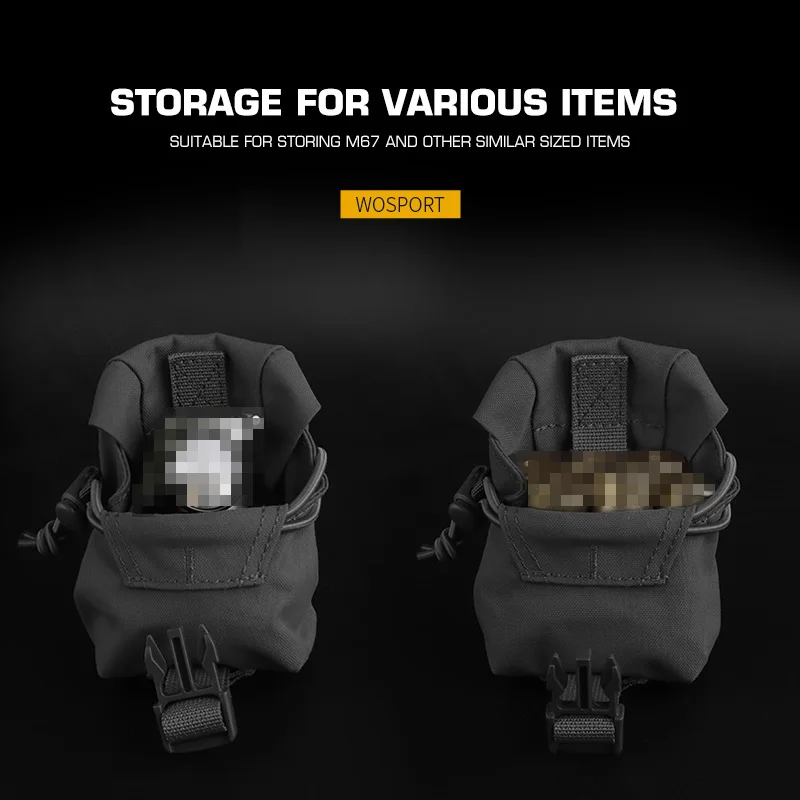 Bolsa táctica Frag, bolsa multiusos para granada con cinturón de almacenamiento para accesorios de caza al aire libre - imagen 5