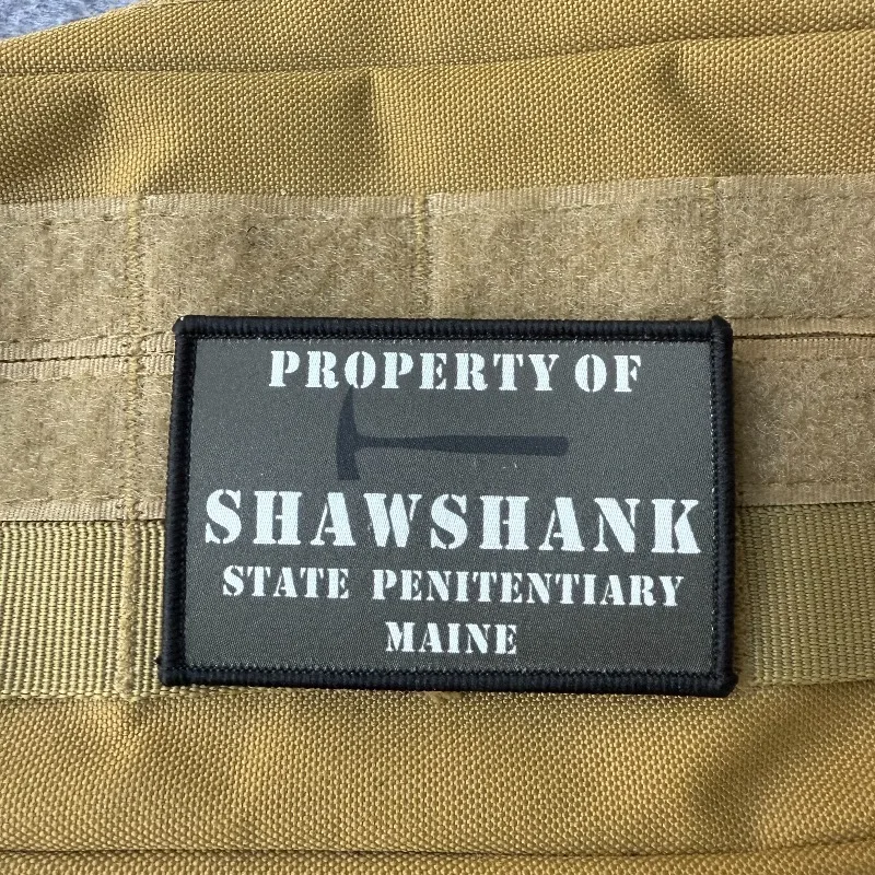 Parche de moral Shawshank Redemption para mochila chaleco gorra - imagen 3